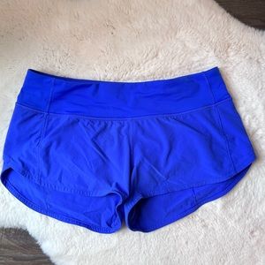 Lululemon Speed Up Shorts Blue Size 6